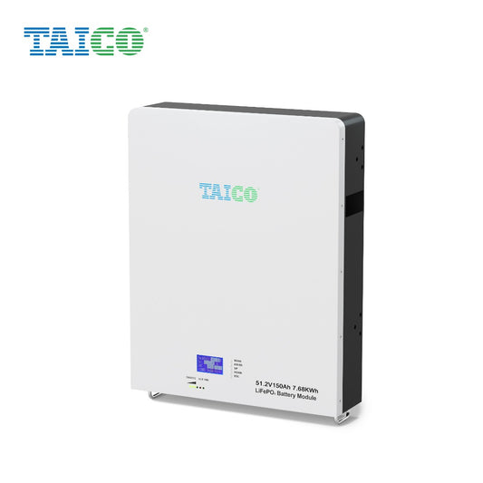 TAICO-51.2 V 150 AH-WALL MOUNTED+BALANCER